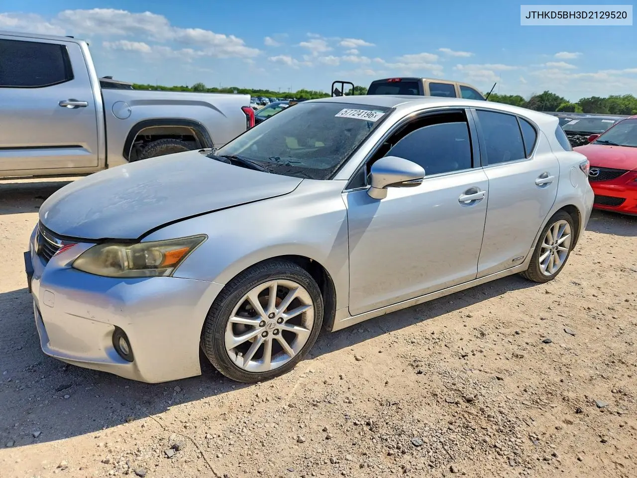 2013 Lexus Ct 200 VIN: JTHKD5BH3D2129520 Lot: 57724196