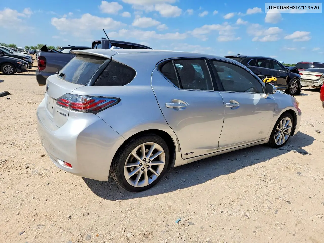 2013 Lexus Ct 200 VIN: JTHKD5BH3D2129520 Lot: 57724196