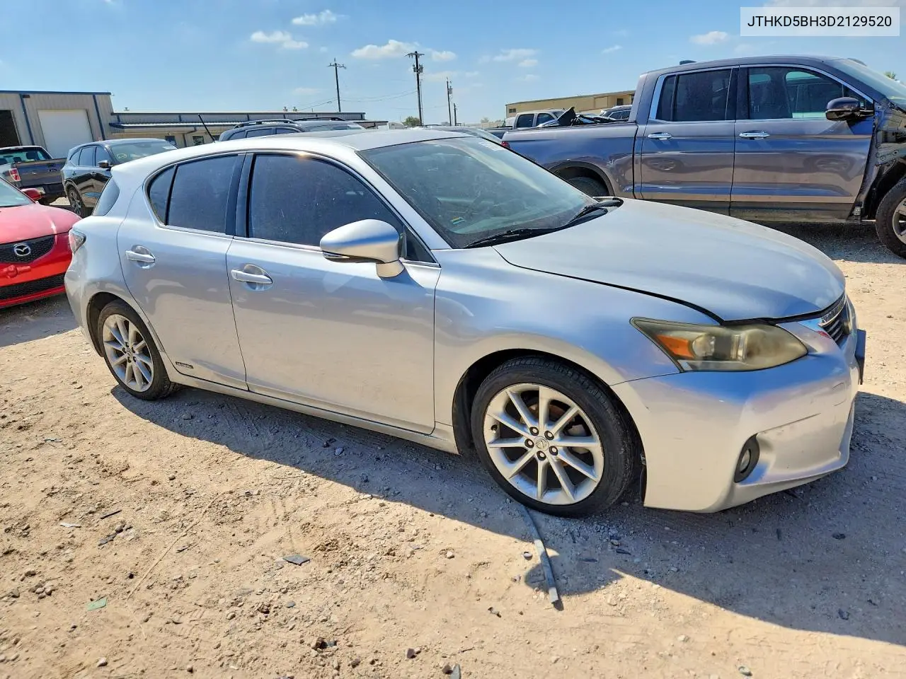 2013 Lexus Ct 200 VIN: JTHKD5BH3D2129520 Lot: 57724196