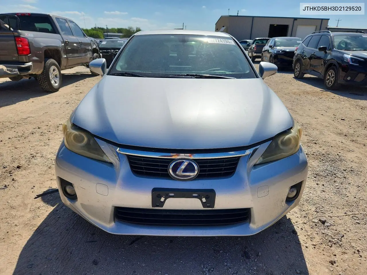 2013 Lexus Ct 200 VIN: JTHKD5BH3D2129520 Lot: 57724196