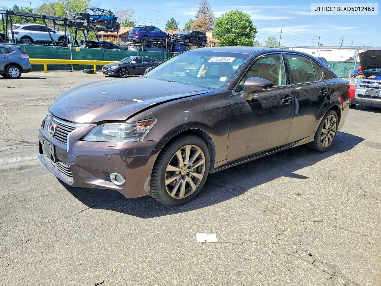 2013 Lexus Gs 350 VIN: JTHCE1BLXD5012465 Lot: 57900166