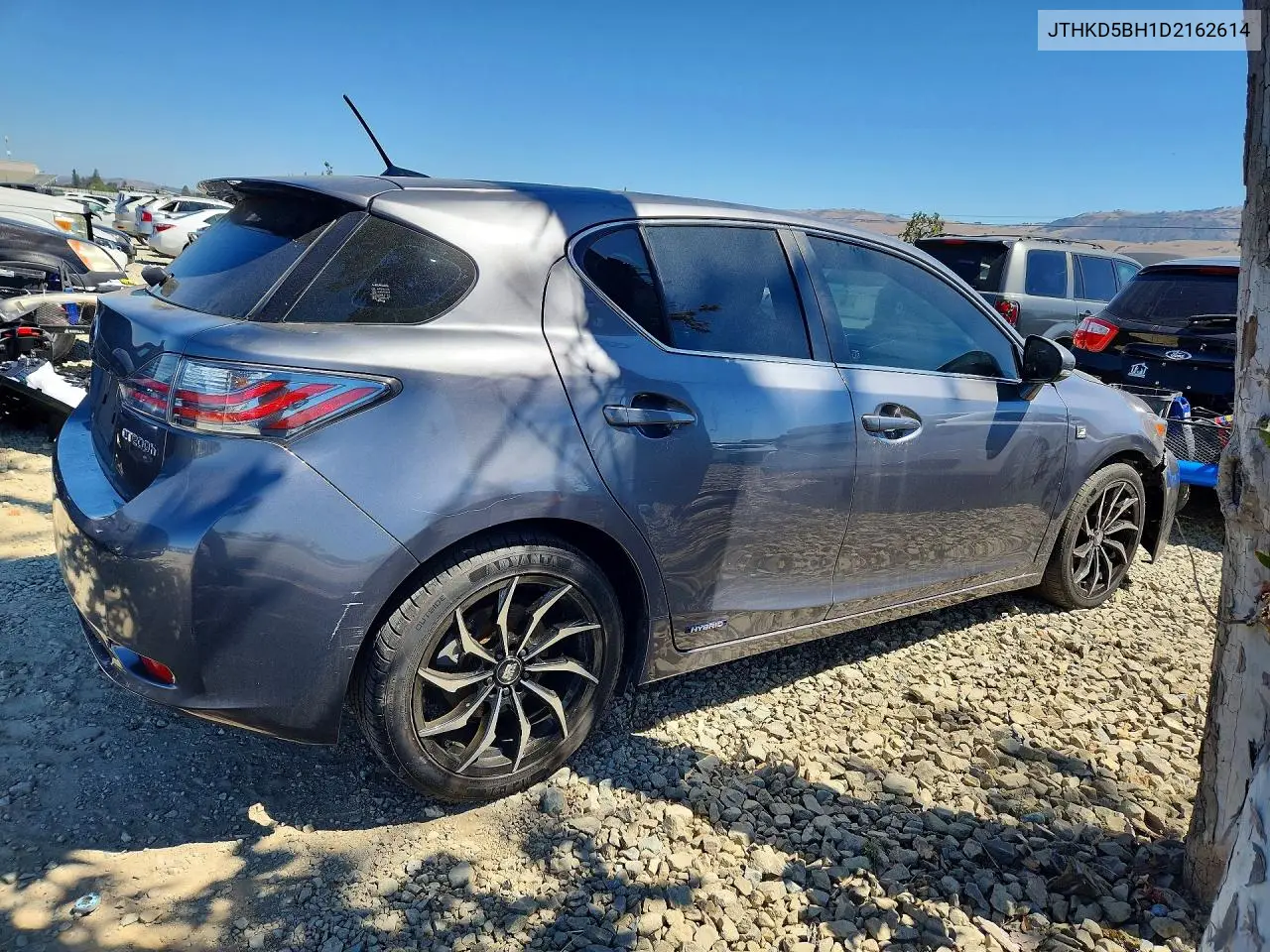 2013 Lexus Ct 200 VIN: JTHKD5BH1D2162614 Lot: 58264236