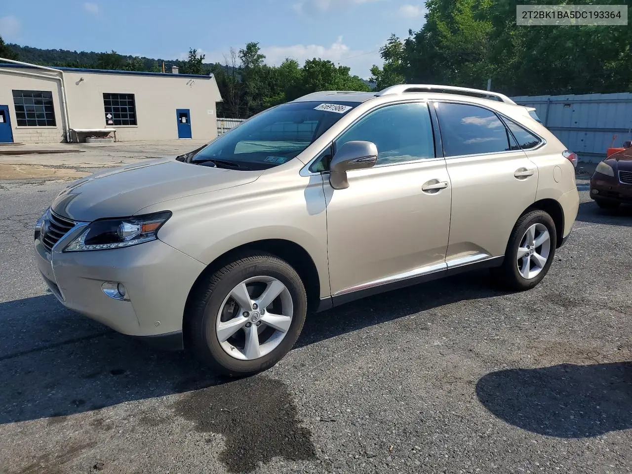 2013 Lexus Rx 350 Base VIN: 2T2BK1BA5DC193364 Lot: 61691986