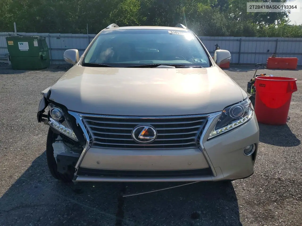 2013 Lexus Rx 350 Base VIN: 2T2BK1BA5DC193364 Lot: 61691986