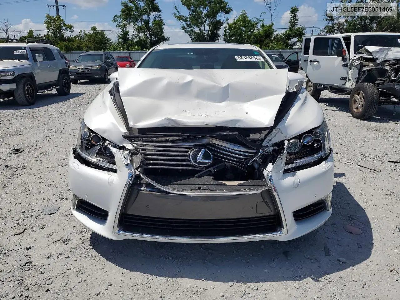 2014 Lexus Ls 460L VIN: JTHGL5EF7E5051469 Lot: 58358886