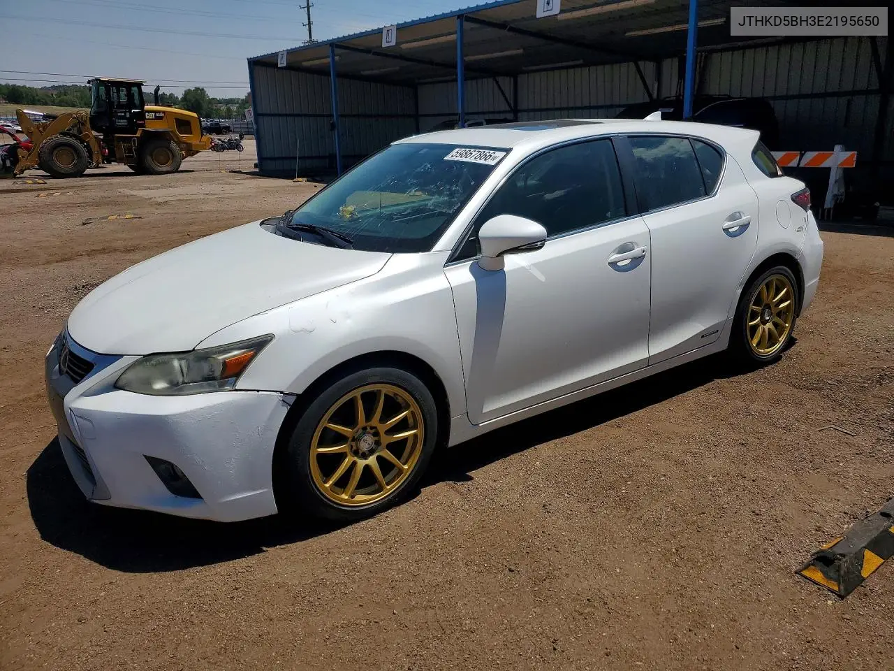 2014 Lexus Ct 200 VIN: JTHKD5BH3E2195650 Lot: 59867866