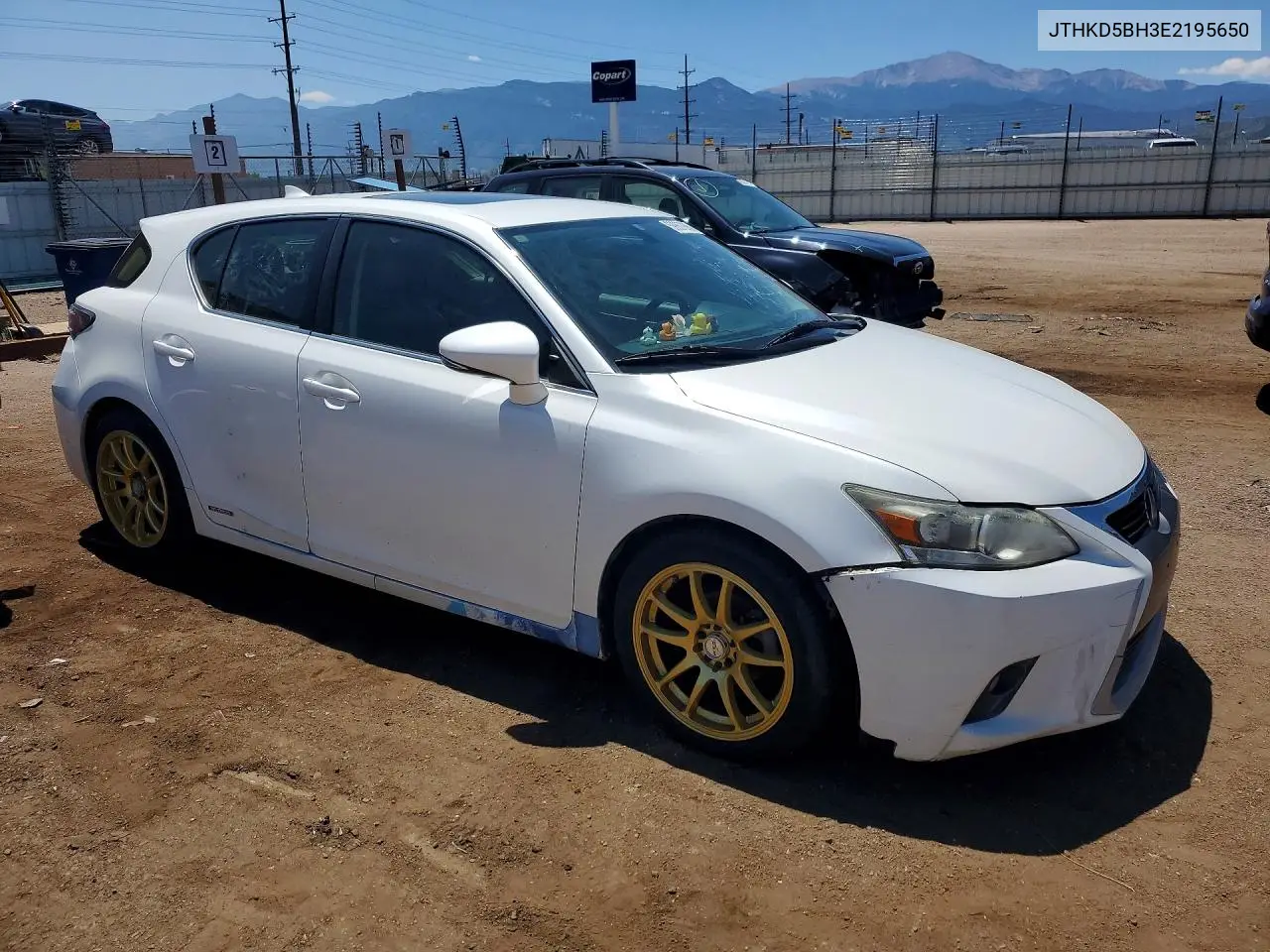 2014 Lexus Ct 200 VIN: JTHKD5BH3E2195650 Lot: 59867866