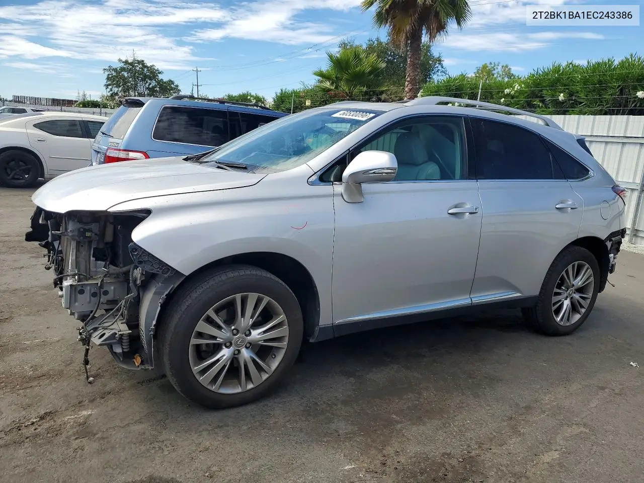 2014 Lexus Rx 350 Base VIN: 2T2BK1BA1EC243386 Lot: 60530096
