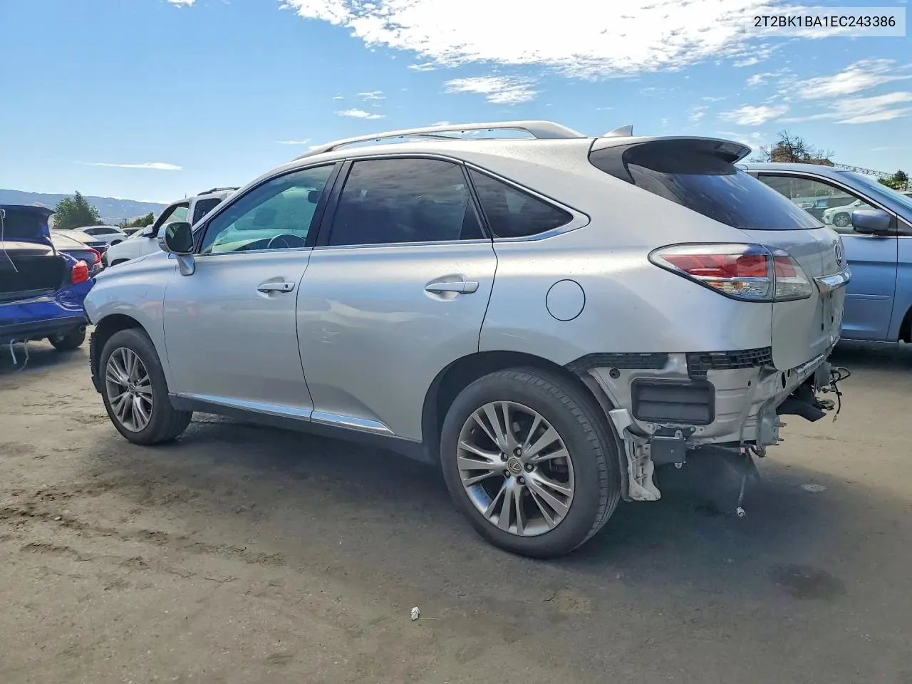 2014 Lexus Rx 350 Base VIN: 2T2BK1BA1EC243386 Lot: 60530096
