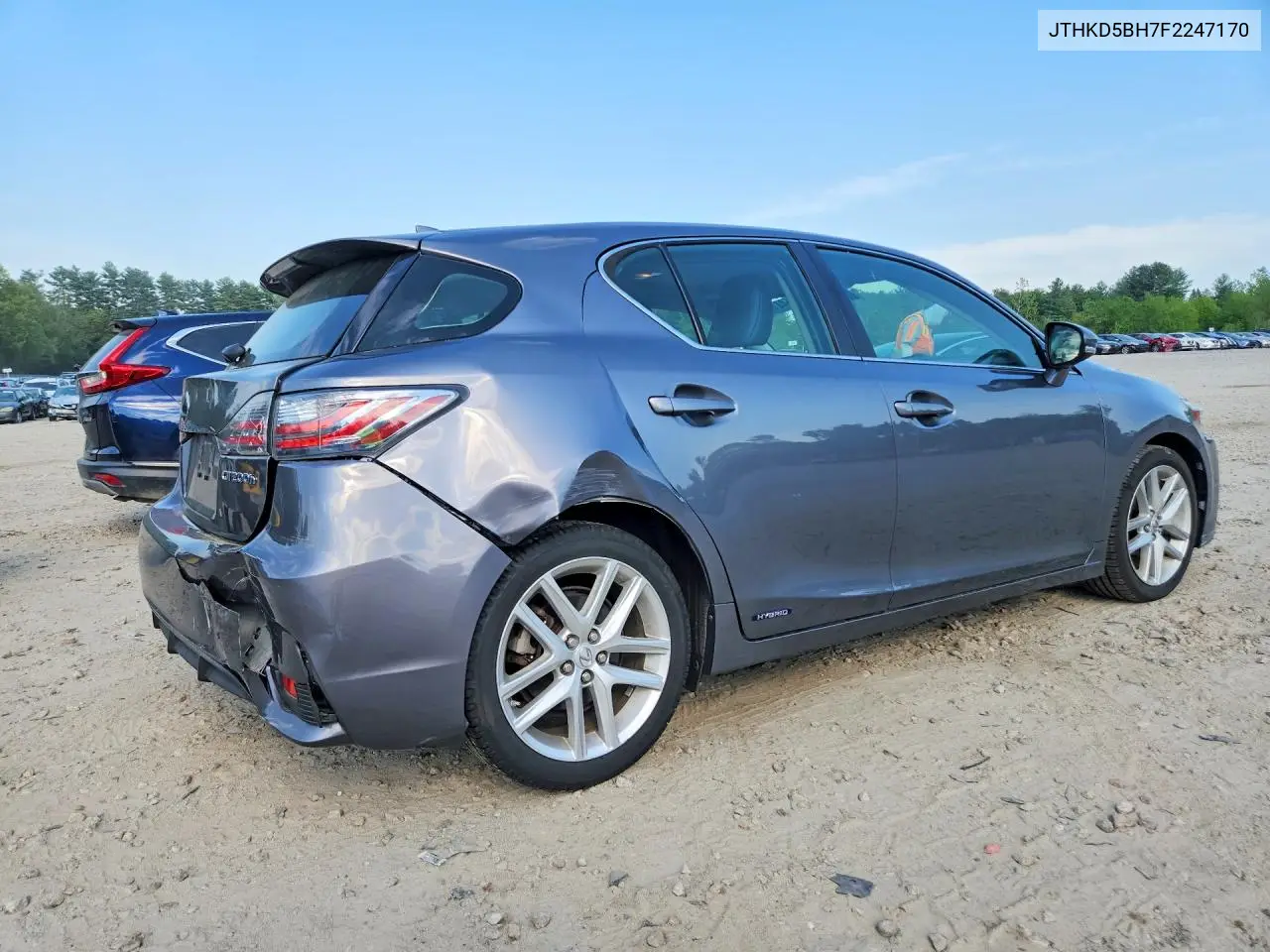 2015 Lexus Ct 200 VIN: JTHKD5BH7F2247170 Lot: 54416976