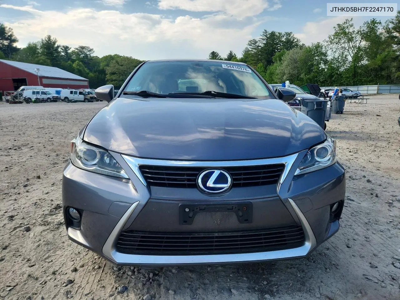 2015 Lexus Ct 200 VIN: JTHKD5BH7F2247170 Lot: 54416976