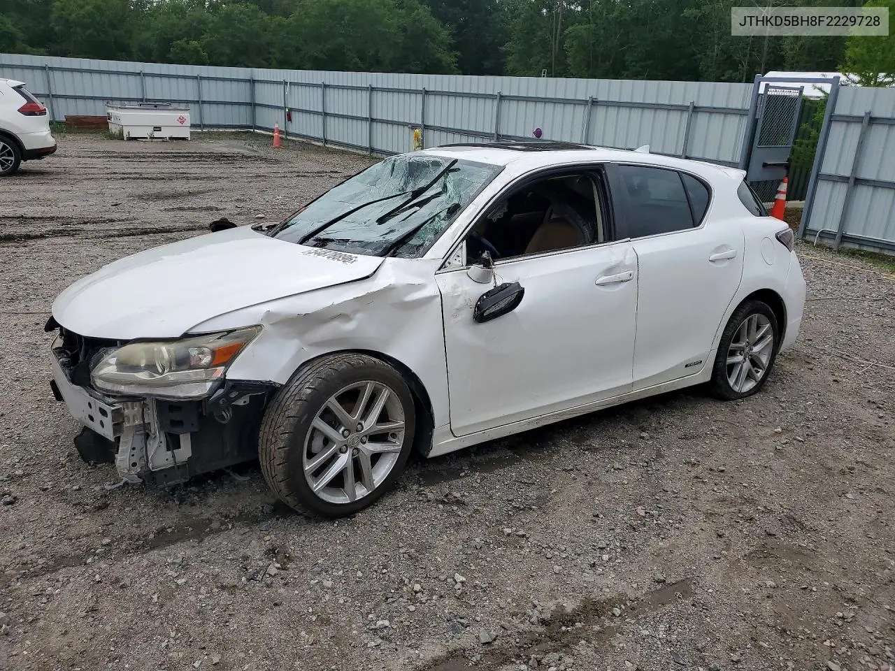 2015 Lexus Ct 200 VIN: JTHKD5BH8F2229728 Lot: 54878896
