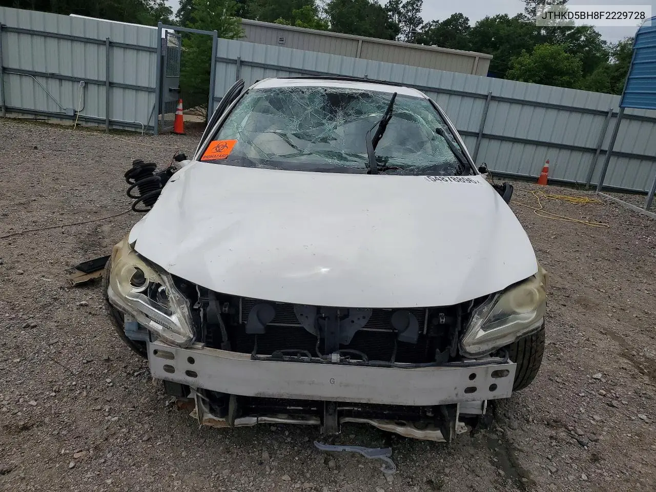 2015 Lexus Ct 200 VIN: JTHKD5BH8F2229728 Lot: 54878896