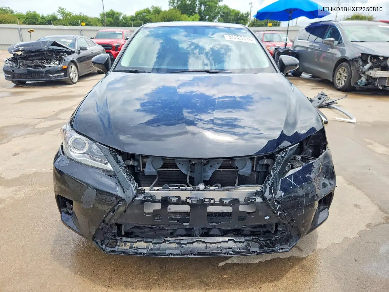 2015 Lexus Ct 200 VIN: JTHKD5BHXF2250810 Lot: 55328316