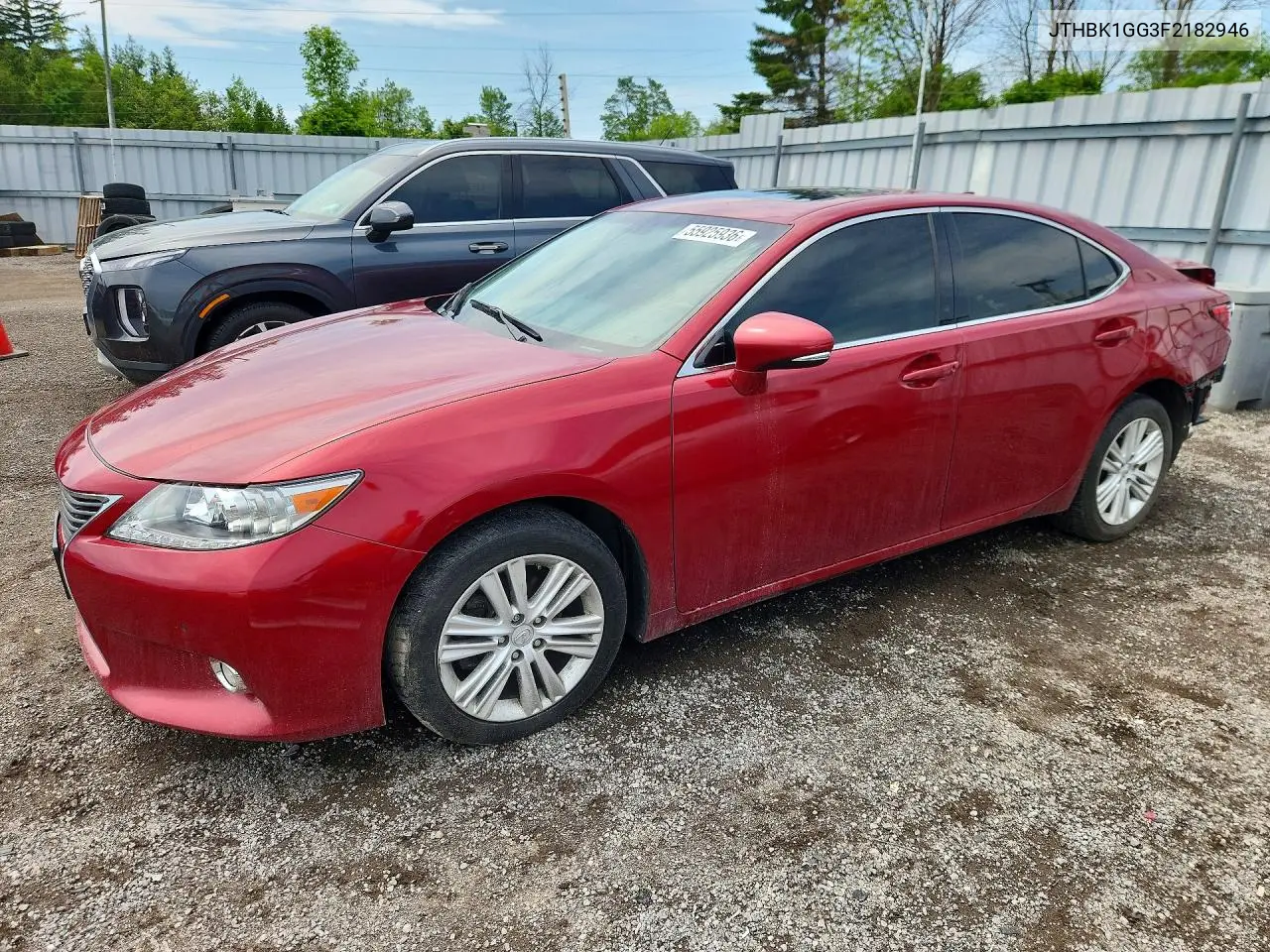 2015 Lexus Es 350 VIN: JTHBK1GG3F2182946 Lot: 55925936