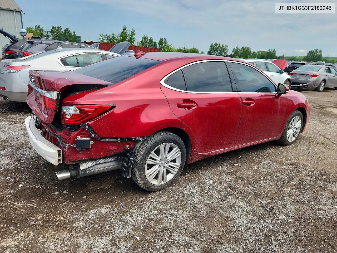 2015 Lexus Es 350 VIN: JTHBK1GG3F2182946 Lot: 55925936