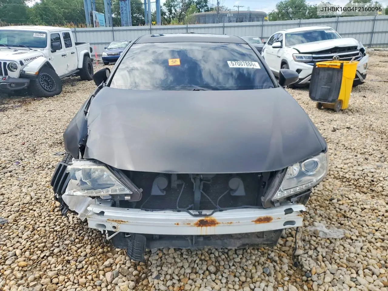 2015 Lexus Es 350 VIN: JTHBK1GG4F2160096 Lot: 57007886