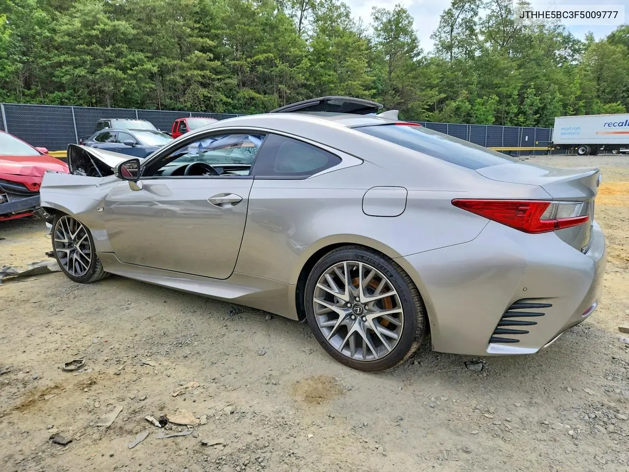 2015 Lexus Rc 350 VIN: JTHHE5BC3F5009777 Lot: 57547066