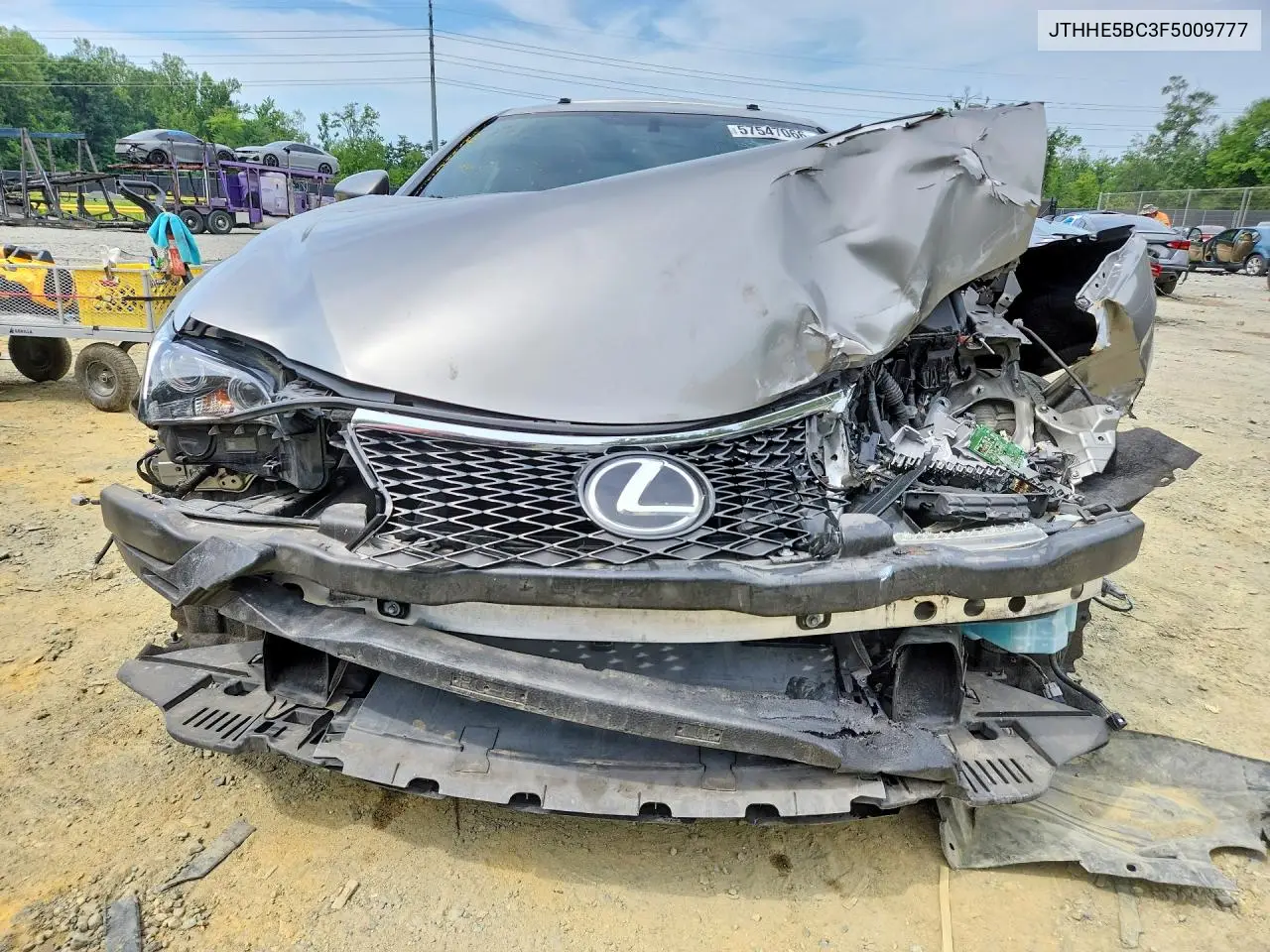 2015 Lexus Rc 350 VIN: JTHHE5BC3F5009777 Lot: 57547066