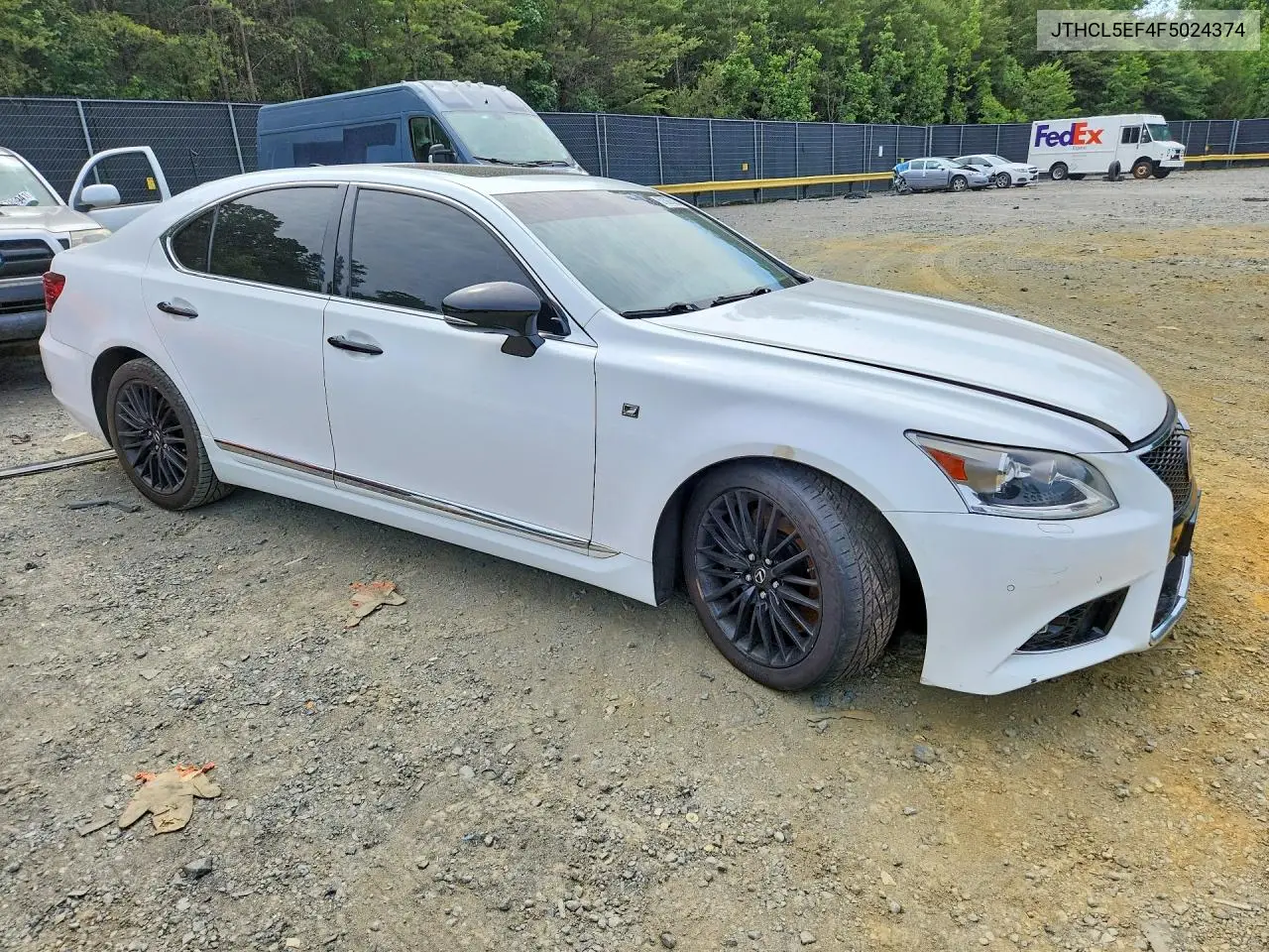 2015 Lexus Ls 460 VIN: JTHCL5EF4F5024374 Lot: 57897326