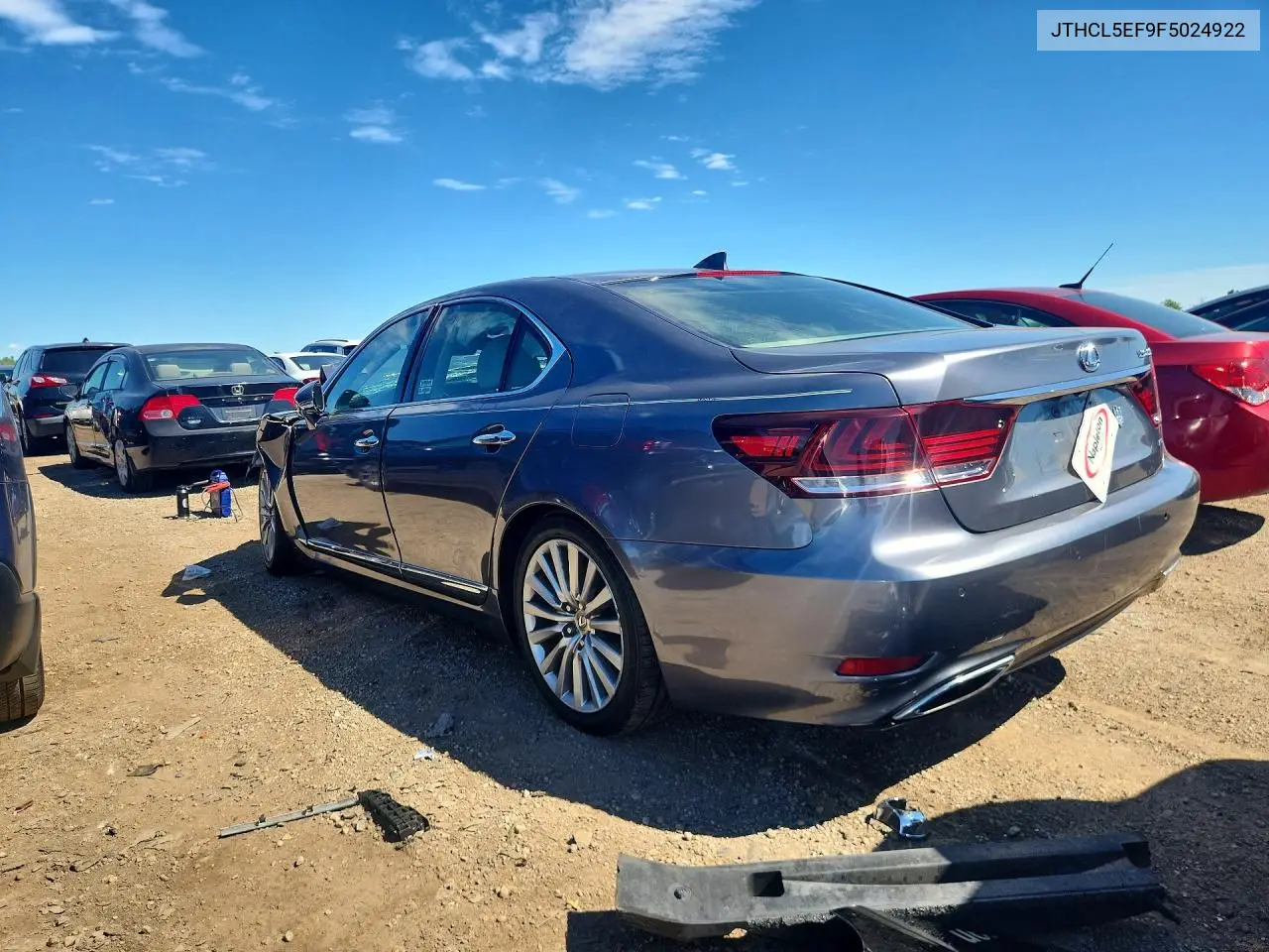 2015 Lexus Ls 460 VIN: JTHCL5EF9F5024922 Lot: 58014406