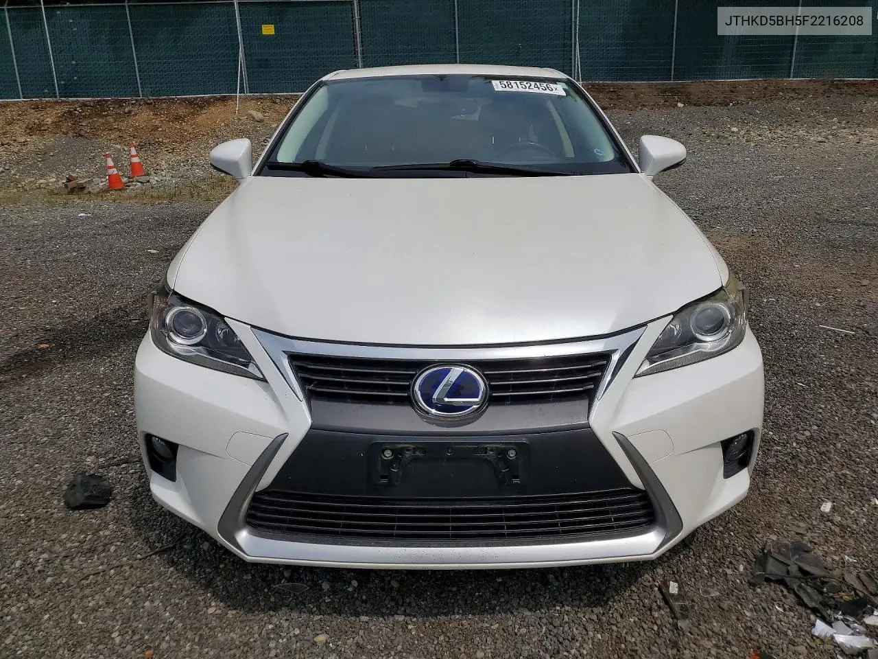 2015 Lexus Ct 200 VIN: JTHKD5BH5F2216208 Lot: 58152456