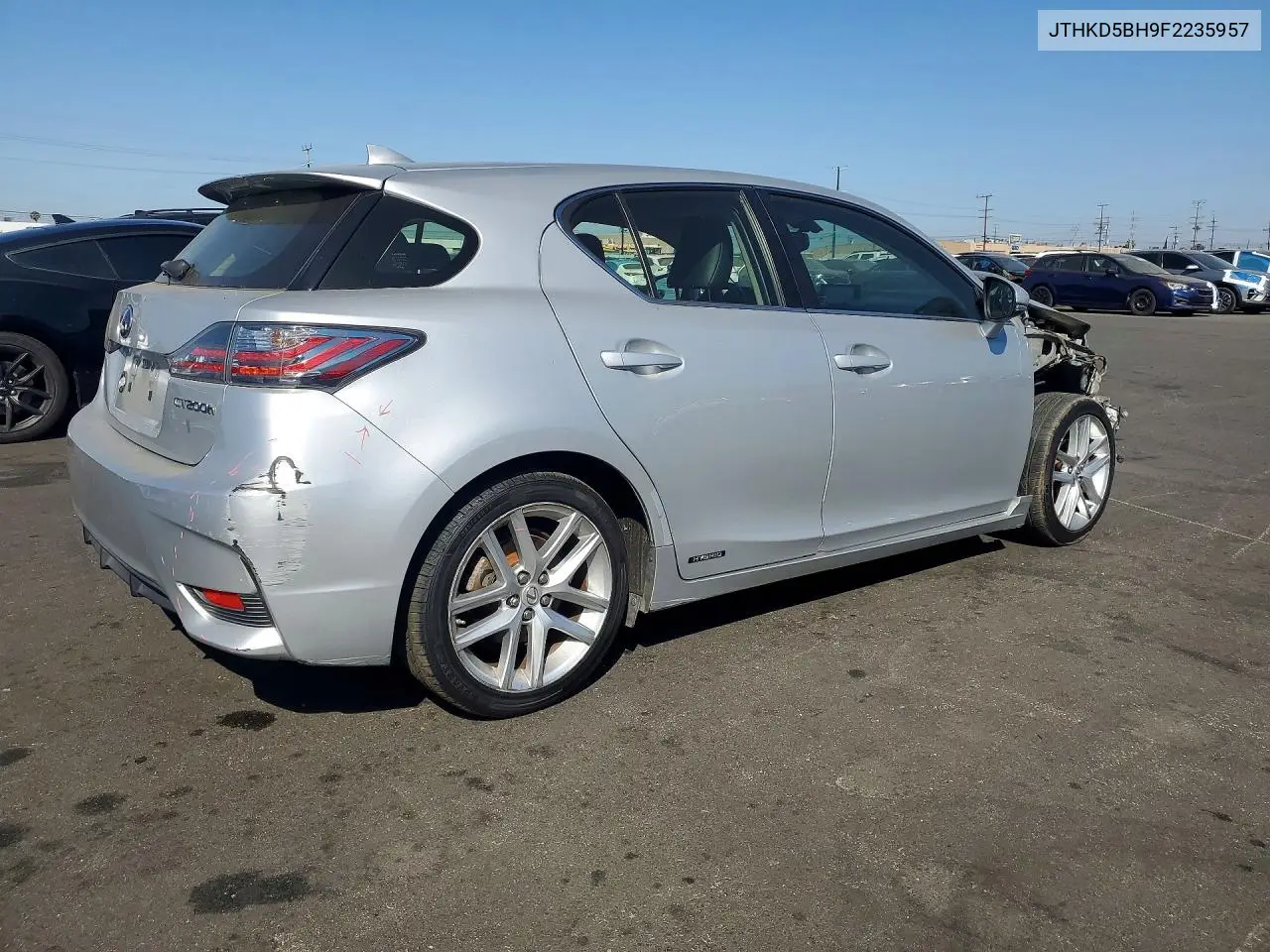 2015 Lexus Ct 200 VIN: JTHKD5BH9F2235957 Lot: 58389426