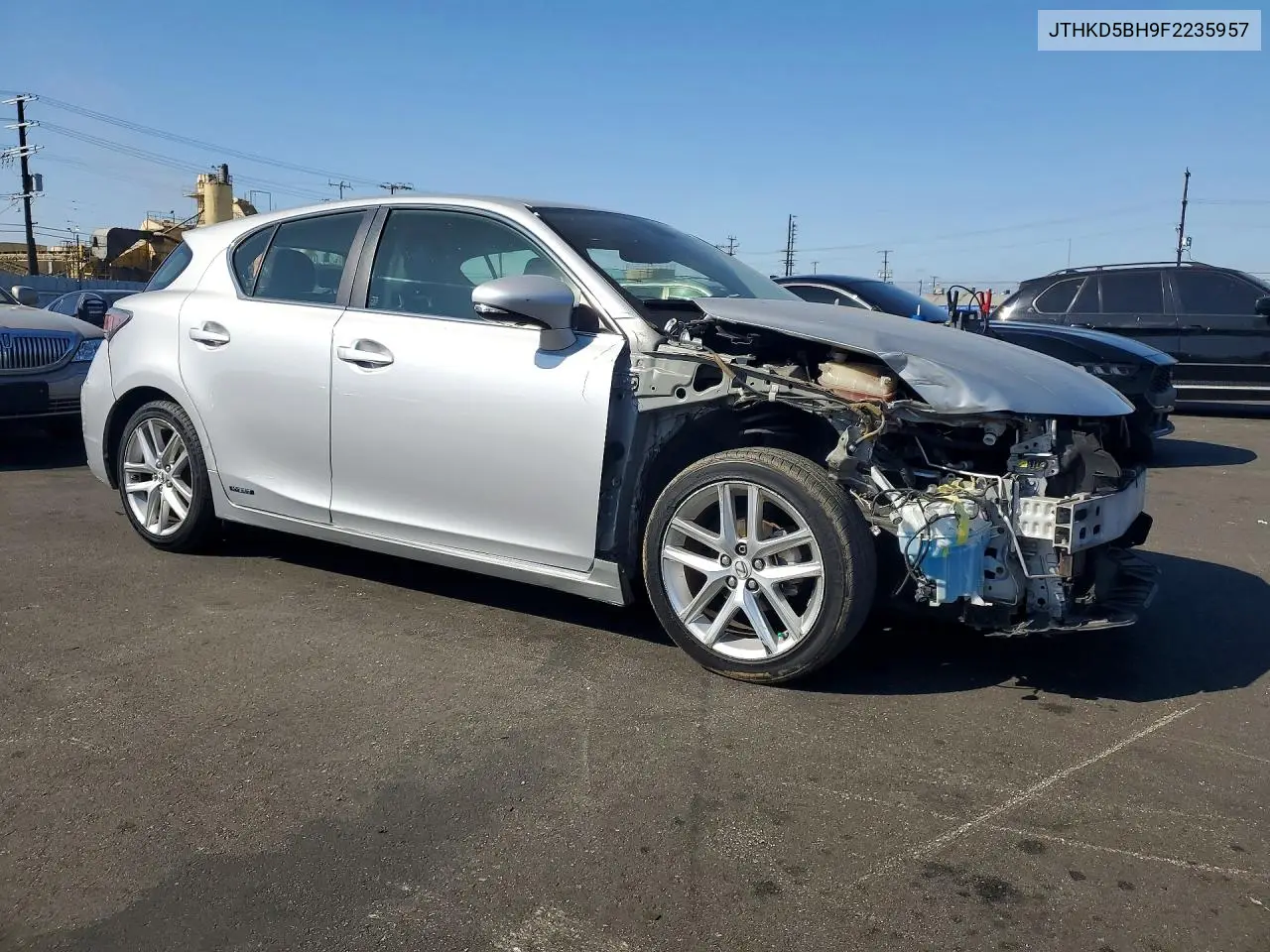 2015 Lexus Ct 200 VIN: JTHKD5BH9F2235957 Lot: 58389426