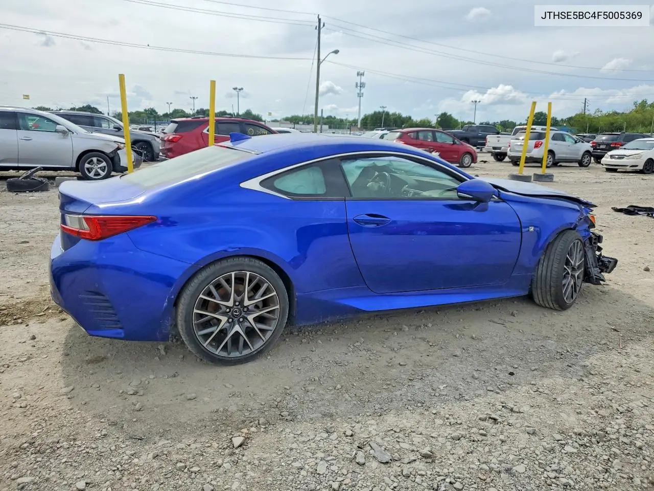 2015 Lexus Rc 350 VIN: JTHSE5BC4F5005369 Lot: 58533916