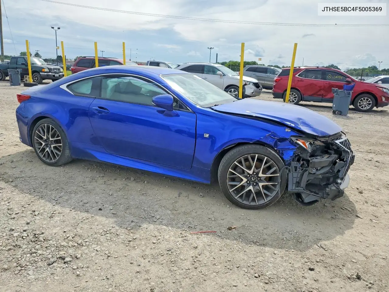 2015 Lexus Rc 350 VIN: JTHSE5BC4F5005369 Lot: 58533916