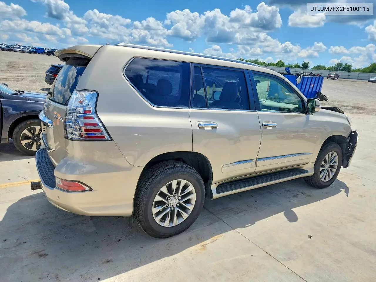 2015 Lexus Gx 460 Premium VIN: JTJJM7FX2F5100115 Lot: 58657986