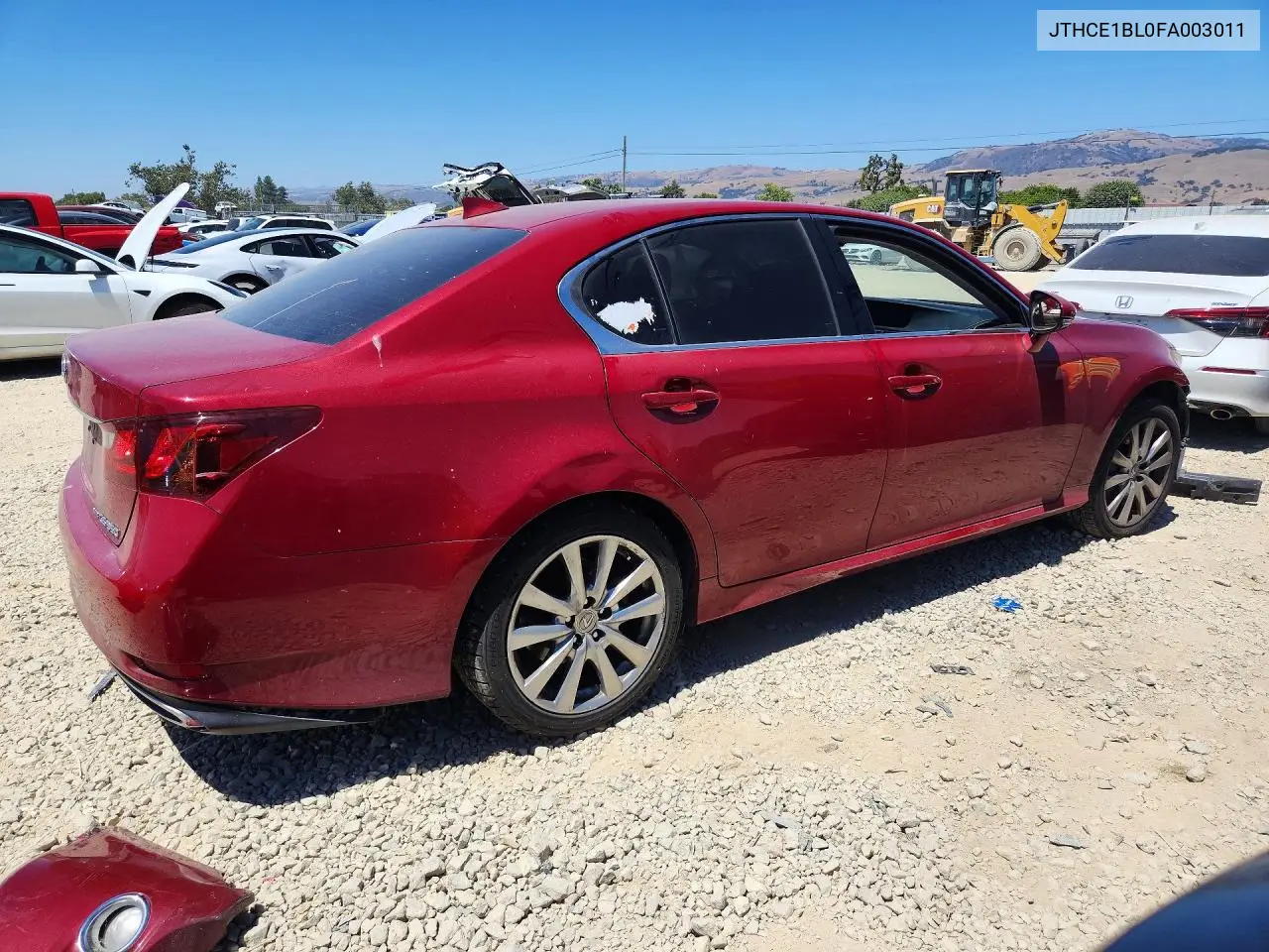 2015 Lexus Gs 350 VIN: JTHCE1BL0FA003011 Lot: 58965076