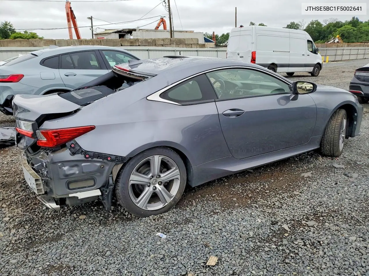 2015 Lexus Rc 350 VIN: JTHSE5BC1F5002641 Lot: 59258136