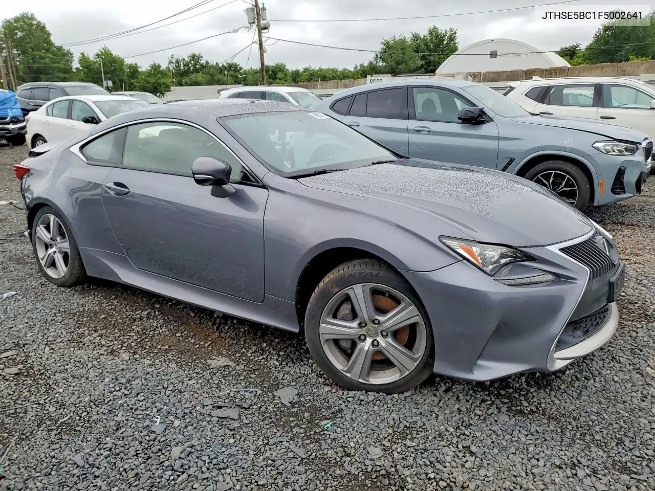 2015 Lexus Rc 350 VIN: JTHSE5BC1F5002641 Lot: 59258136