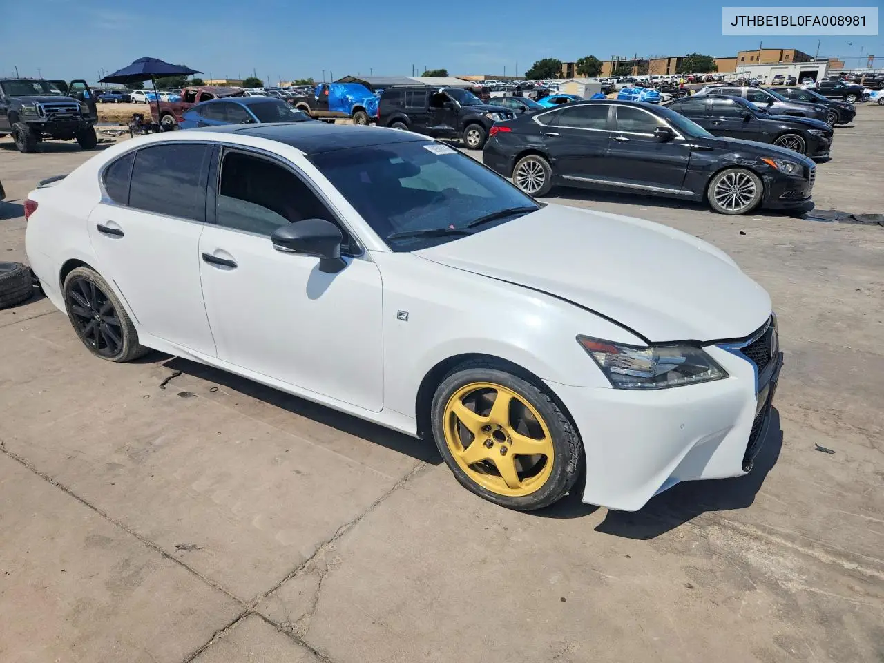 2015 Lexus Gs 350 VIN: JTHBE1BL0FA008981 Lot: 59588416