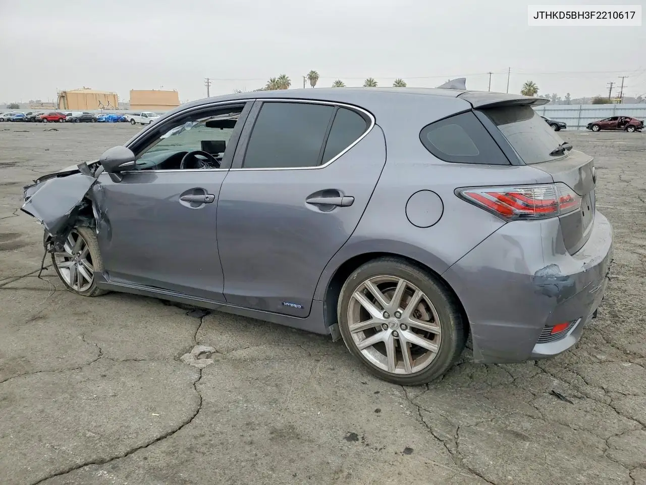 2015 Lexus Ct 200 VIN: JTHKD5BH3F2210617 Lot: 59713516