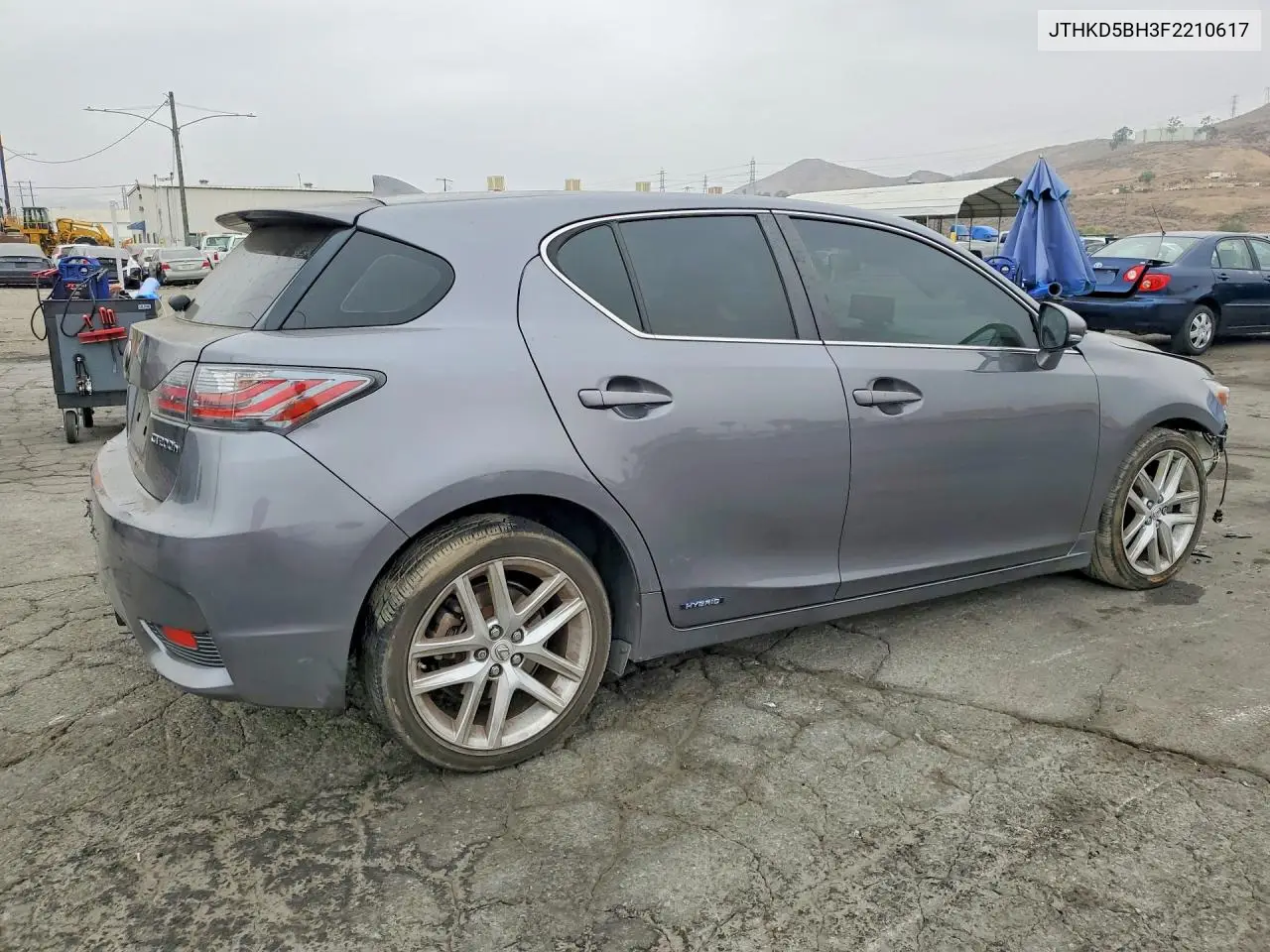 2015 Lexus Ct 200 VIN: JTHKD5BH3F2210617 Lot: 59713516