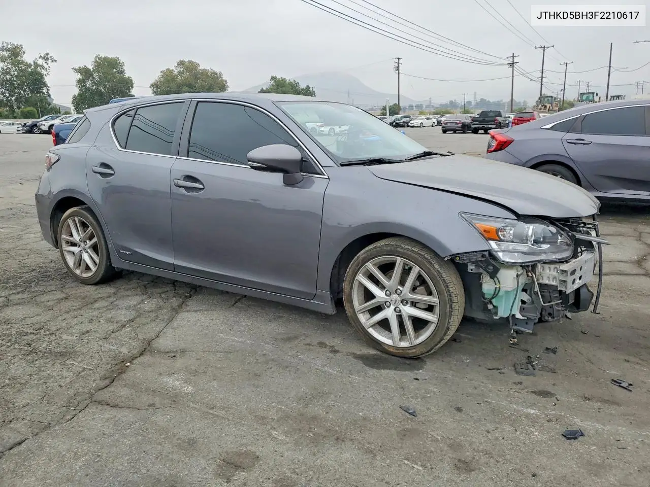 2015 Lexus Ct 200 VIN: JTHKD5BH3F2210617 Lot: 59713516