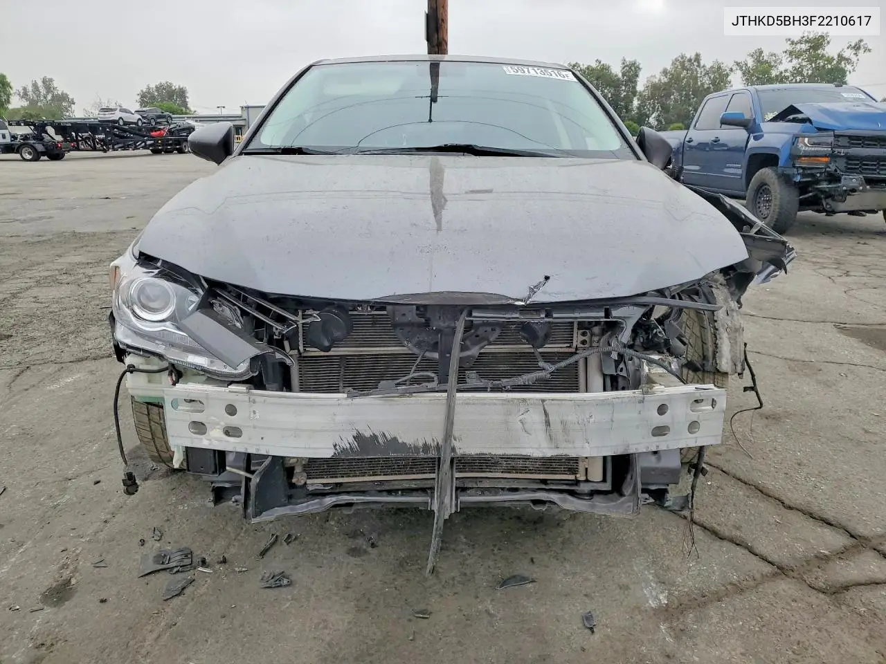 2015 Lexus Ct 200 VIN: JTHKD5BH3F2210617 Lot: 59713516