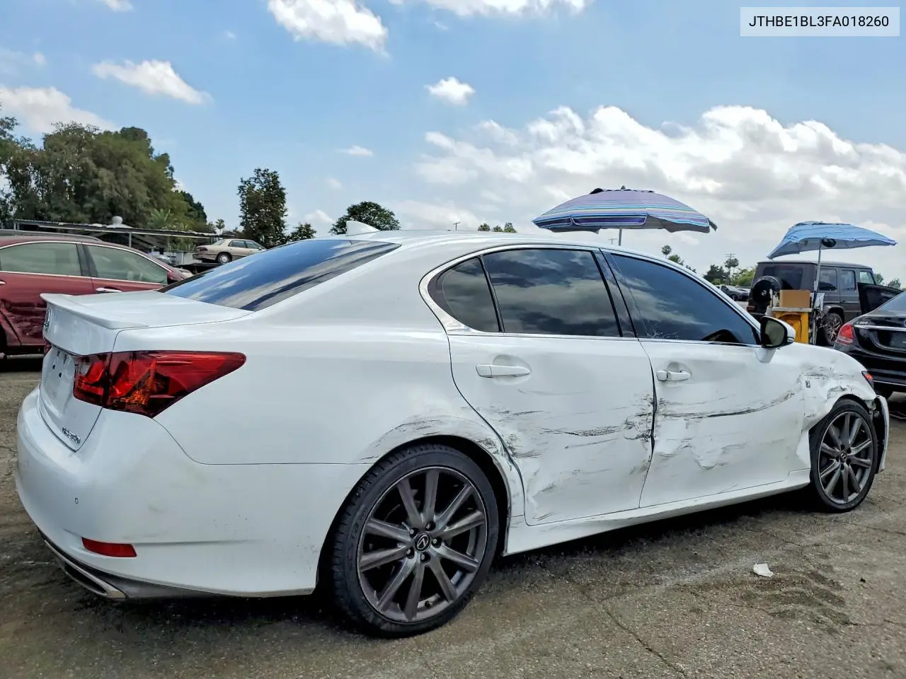 2015 Lexus Gs 350 VIN: JTHBE1BL3FA018260 Lot: 59729996