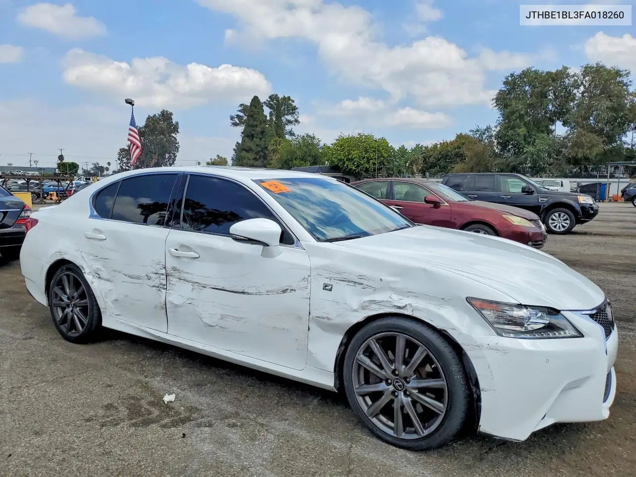 2015 Lexus Gs 350 VIN: JTHBE1BL3FA018260 Lot: 59729996