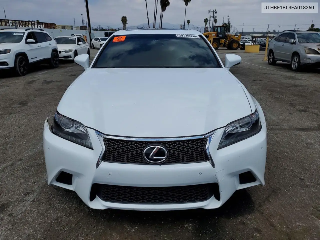 2015 Lexus Gs 350 VIN: JTHBE1BL3FA018260 Lot: 59729996