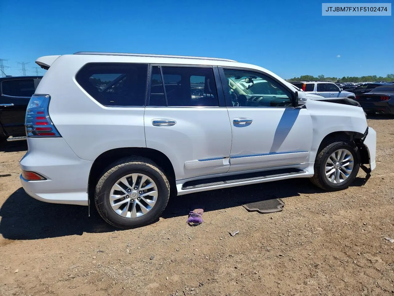 2015 Lexus Gx 460 VIN: JTJBM7FX1F5102474 Lot: 59760616