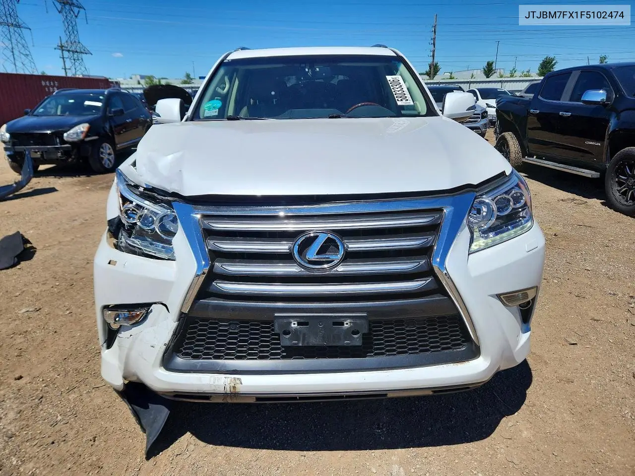 2015 Lexus Gx 460 VIN: JTJBM7FX1F5102474 Lot: 59760616