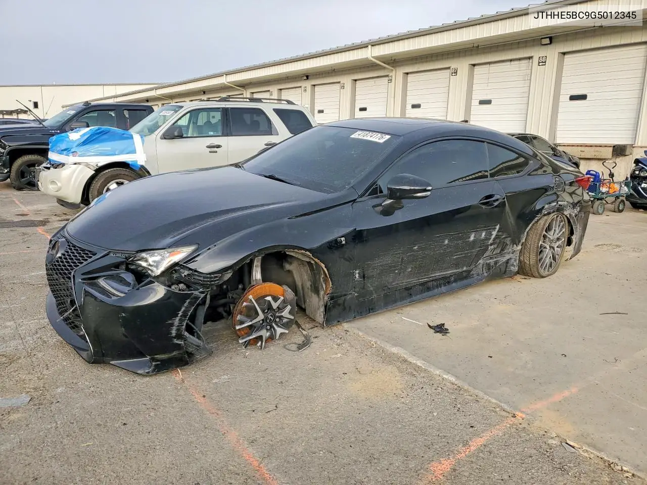 2016 Lexus Rc 350 Base VIN: JTHHE5BC9G5012345 Lot: 41874176