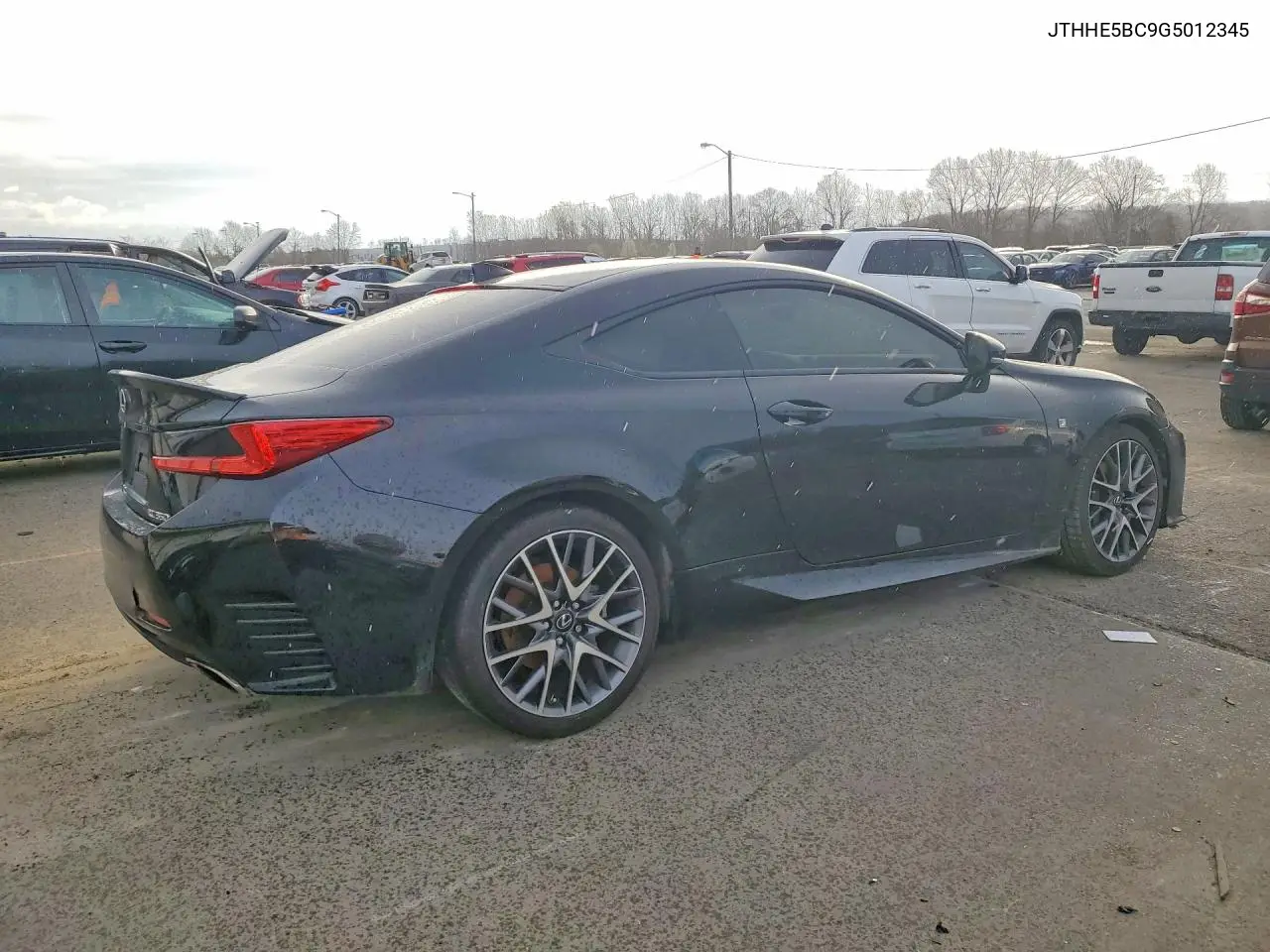 2016 Lexus Rc 350 Base VIN: JTHHE5BC9G5012345 Lot: 41874176