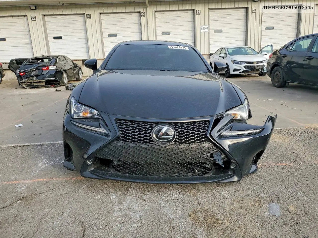 2016 Lexus Rc 350 Base VIN: JTHHE5BC9G5012345 Lot: 41874176