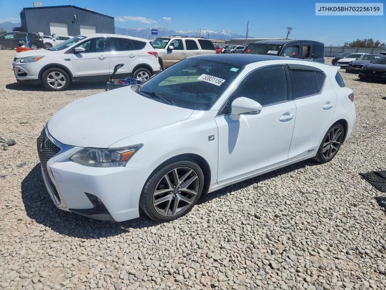 2016 Lexus Ct 200 VIN: JTHKD5BH7G2256159 Lot: 53831156