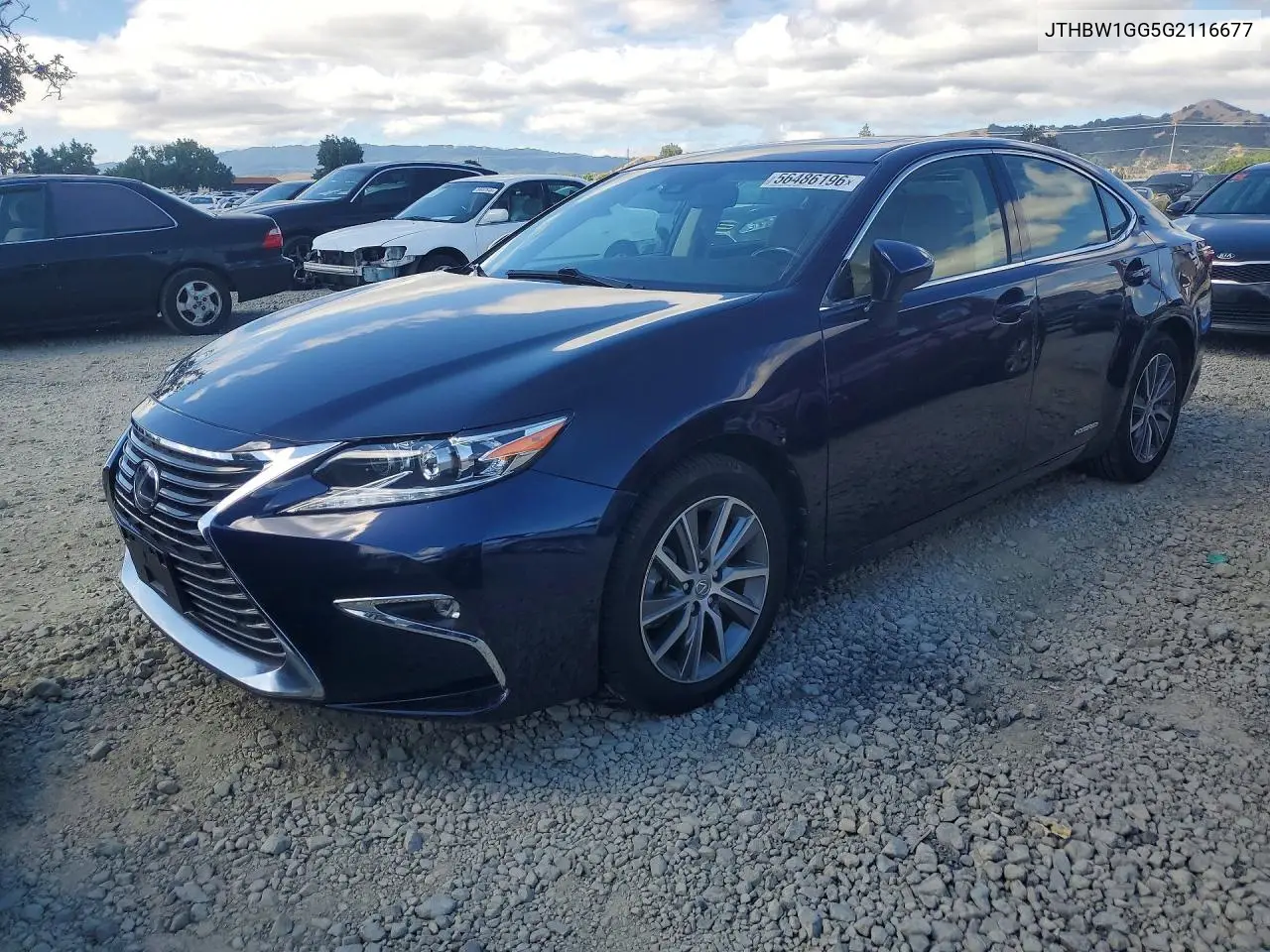 2016 Lexus Es 300H VIN: JTHBW1GG5G2116677 Lot: 56486196