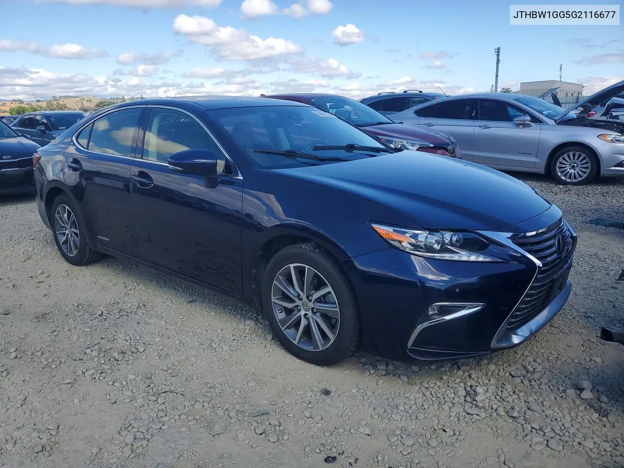 2016 Lexus Es 300H VIN: JTHBW1GG5G2116677 Lot: 56486196